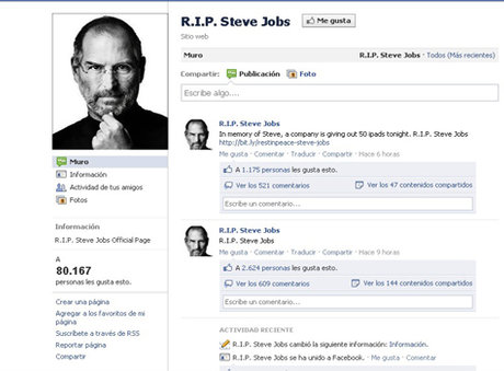 Virus về Steve Jobs phát tán trên Facebook