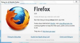 Firefox 12 chính thức xuất hiện