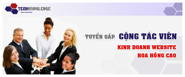 TUYỂN GẤP CỘNG TÁC VIÊN KINH DOANH WEBSITE HOA HỒNG CAO